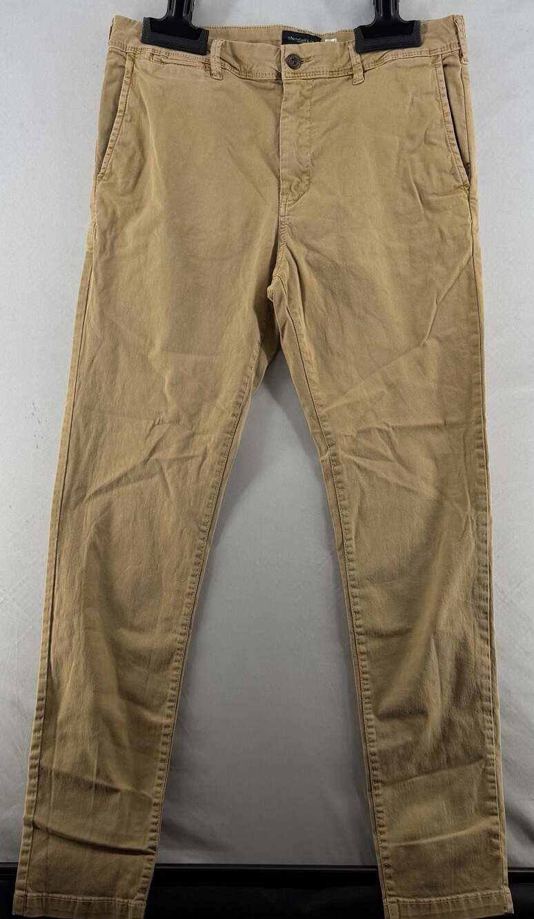 0371 American Eagle Outfitters Extreme Flex Brown Chino Pants, 33x34